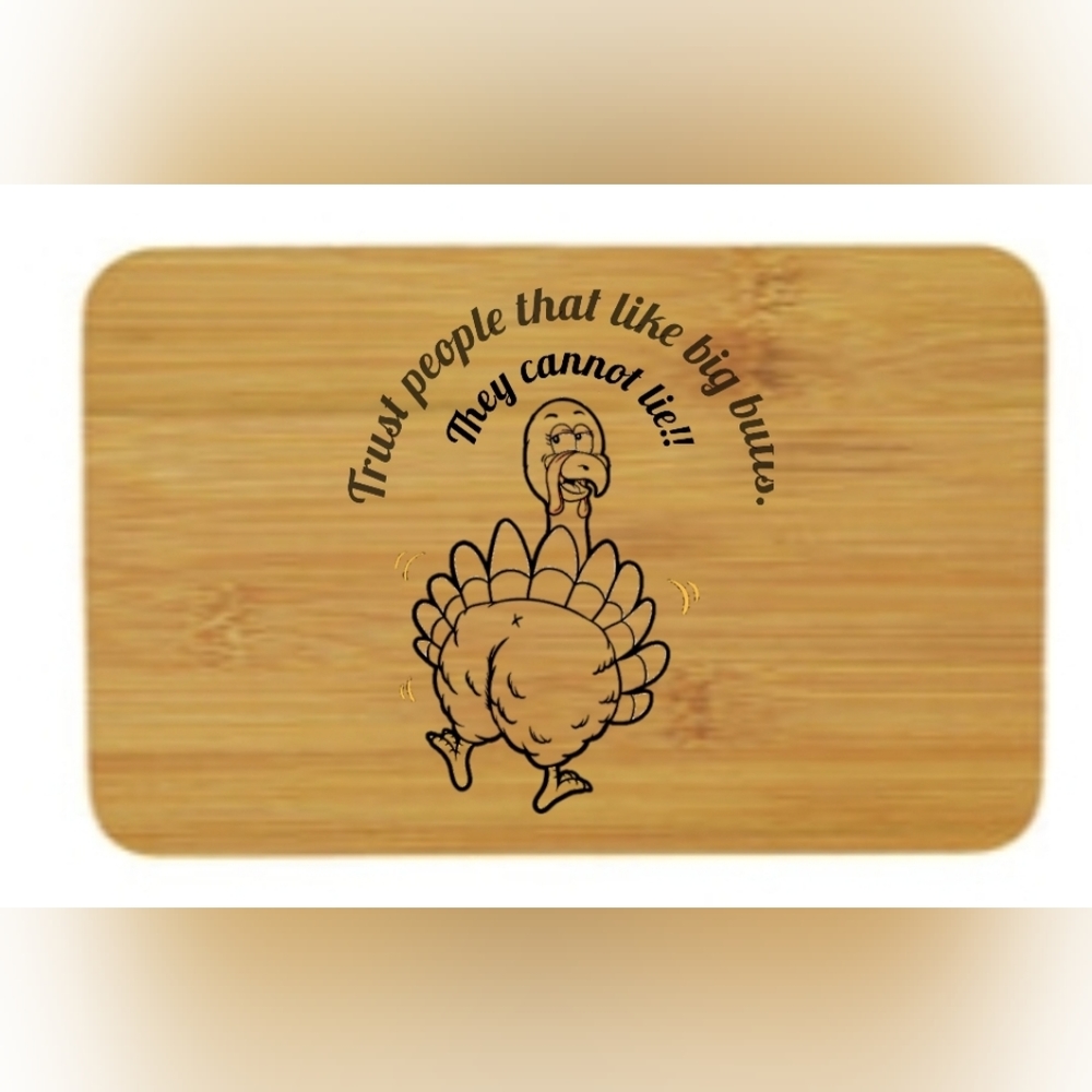 Funny thanksgiving cutting board
